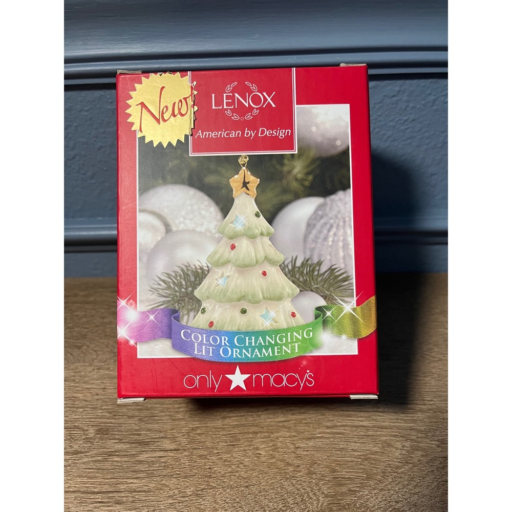 Lenox Color Changing Lit Tree Ornament‎ American by Design New Only at Macys